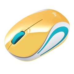 Mini Mouse Logitech M187 Wireless Amarelo - comprar online