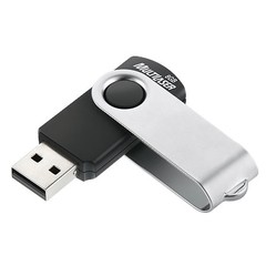 PENDRIVE 8GB TWIST2 PD587 PRETO E PRATA - MULTILASER