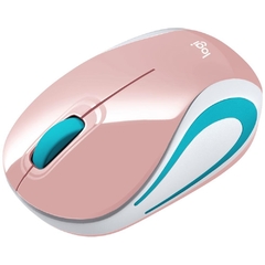 Mini Mouse Logitech M187 Sem Fio Rosa 1000DPI - Preech Informática - Informática e suas tecnologias