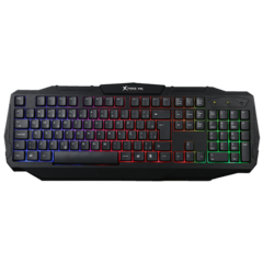 trCombo Mouse e Teclado Xtrike-Me MK-501, 3200DPI, RGB, 6 Botões Programáveis, backlit, Black/Red, MK501KIT - comprar online