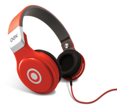 Headphone Oex Groove Vermelho Hp102