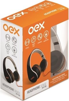 Headphone OEX Sense HP100 - Preto na internet