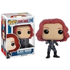 BONECO FUNKO POP CIVIL WAR BLACK WIDOW 132