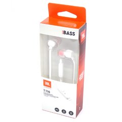 FONE DE OUVIDO JBL T110 BRANCO - comprar online