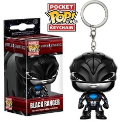 CHAVEIRO FUNKO POP KEYCHAIN POWER RANGERS - BLACK RANGER