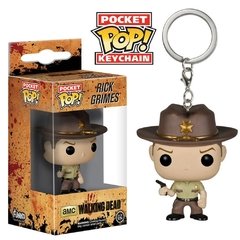 CHAVEIRO FUNKO POP KEYCHAIN THE WALKING DEAD - RICK GRIMES