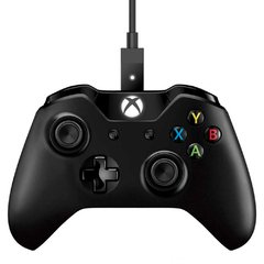 CONTROLE XBOX ONE S WIRELESS COM CABO PRETO - comprar online