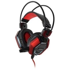 HEADSET SATELLITE COM MICROFONE AE-326 VERMELHO