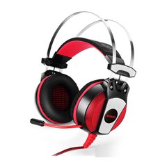 HEADSET SATELLITE COM MICROFONE AE-353 VERMELHO