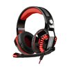 HEADSET SATELLITE COM MICROFONE AE-352 PRETO E VERMELHO