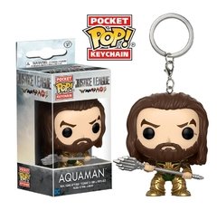 CHAVEIRO FUNKO POP KEYCHAIN JUSTICE LEAGUE - AQUAMAN