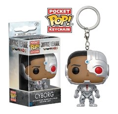 CHAVEIRO FUNKO POP KEYCHAIN JUSTICE LEAGUE - CYBORG