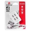 HUB USB MOX MO-US20 4 PORTAS HIGH SPEED BRANCO