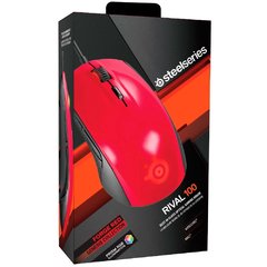 MOUSE STEELSERIES RIVAL 100 FORGED RED - comprar online