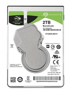 HD PARA NOTEBOOK SEAGATE INTERNO 2 TERA ST2000LM015 BARRACUDA