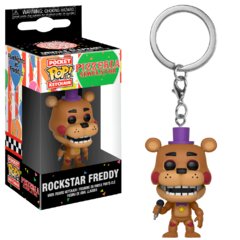 CHAVEIRO FUNKO POP - KEYCHAIN FNAF PIZZA ROCKSTAR FREDDY