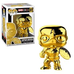 BONECO FUNKO POP CHROME MARVEL STUDIOS - CAPTAIN AMERICA 377