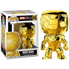 BONECO FUNKO POP CHROME MARVEL STUDIOS - IRON MAN 375