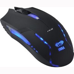 Mouse Gamer USB 1600DPI Cobra II Preto E-BLUEMouse Gamer USB 1600DPI Cobra II Preto E-BLUE - comprar online