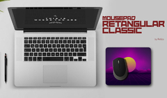 Mousepad Retangular Classic – Purple Sunset - comprar online