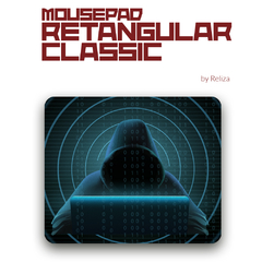 Mousepad Retangular Classic – Hacker