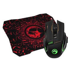 MOUSE GAMER MARVO G909 3200 DPI 8D USB + MOUSE PAD G1 - comprar online