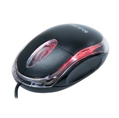 Imagem do Mouse Óptico EVUS USB preto modelo MO-01