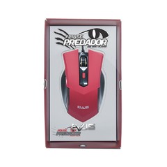 Imagem do Mouse Óptico EVUS Gamer Predador MG-04 USB Vermelho 3.200 dpi