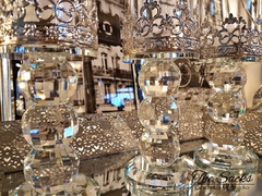 Candelabro Crystal Silver Ch o Gr - comprar online