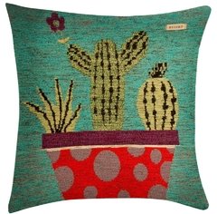 Manta Rustica 140 X 130 Cm + Camino 1,60 m + 2 Fundas 40 x 40 cm - CACTUS en internet