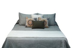 Cubre Cama Rustico King 270 x 270 cm. Diseño