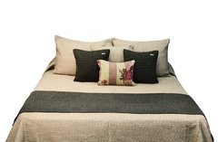 Cubre Cama Rustico Queen 255 x 270 cm. King 270 x 270 cm. Diseño - tienda online