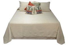 Manta Grande Rustica 180x140cm + 2 Fundas Almohadon 40x40cm en internet