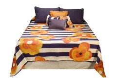 Cubre Cama Rustico King 270 x 270 cm. Diseño