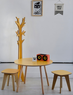 BANQUITO KIDS "Amarillo" - Jethro Decoracion