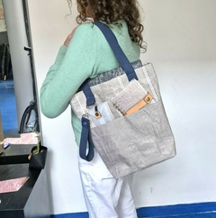 Tote Bag Cartera Rafia Dos Puntos Reciclado Sustentable en internet