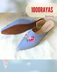 Slippers 1000Rayas Bordado