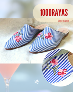 Slippers 1000Rayas Bordado - comprar online