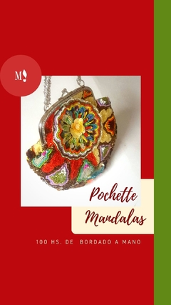 Pochette Bordado Mandalas - comprar online