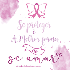 Tag  de Mensagem Outubro Rosa - comprar online