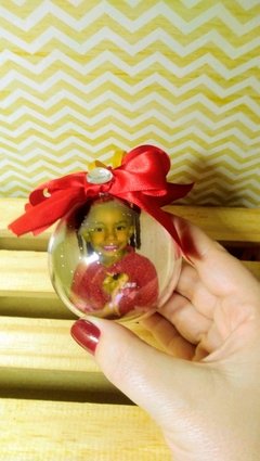 Bola de Natal com Foto Personalizada - comprar online