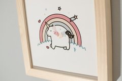 Cuadrito Ilustrado Mini Unicornio en internet