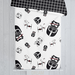 Acolchado reversible "Darth Vader"