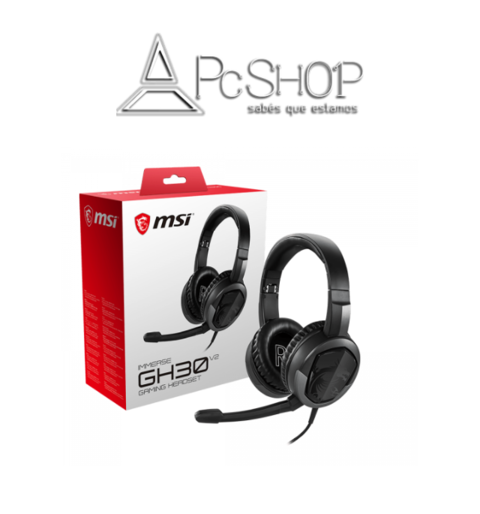 AURICULAR GAMING CON MICROFONO MSI GH30 IMMERSE V2
