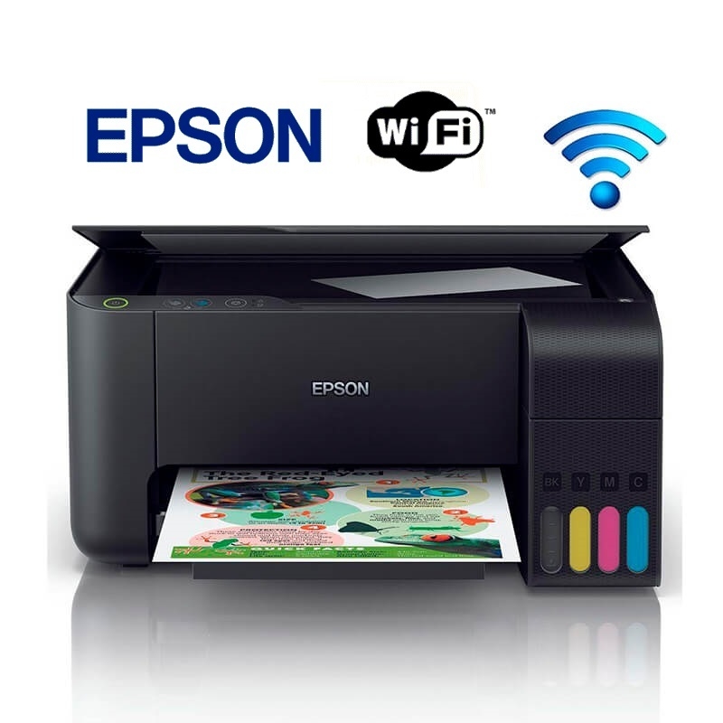 Impresora Epson Multifuncion Inalambrica L3250 (WI-FI) + 4 Insumos