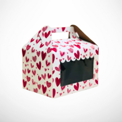 2 Cajas Valija Doble Corazones (14x9x10) - comprar online