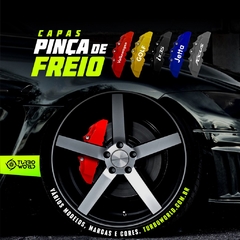 Capa De Pinça Freio Kit 4 Peças + Cola UNIVERSAL - Turbo World Parts
