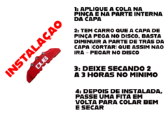 Capa De Pinça Freio Fluence Kit 4 Peças - loja online