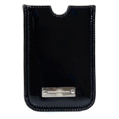 Funda Unisex Cuero Charol Negro