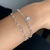 PULSEIRA ELO REDONDO COM PONTO DE LUZ CRISTAL - comprar online